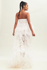 Champagne Pretty Little Tulle Dress